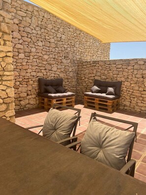 House | Balcony - Stone House With Private Pool in Agua Amarga (Nijar)