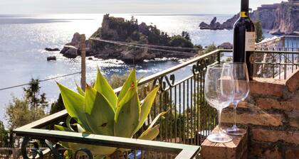 Beachfront Penthouse in Taormina with Amazing Sea View