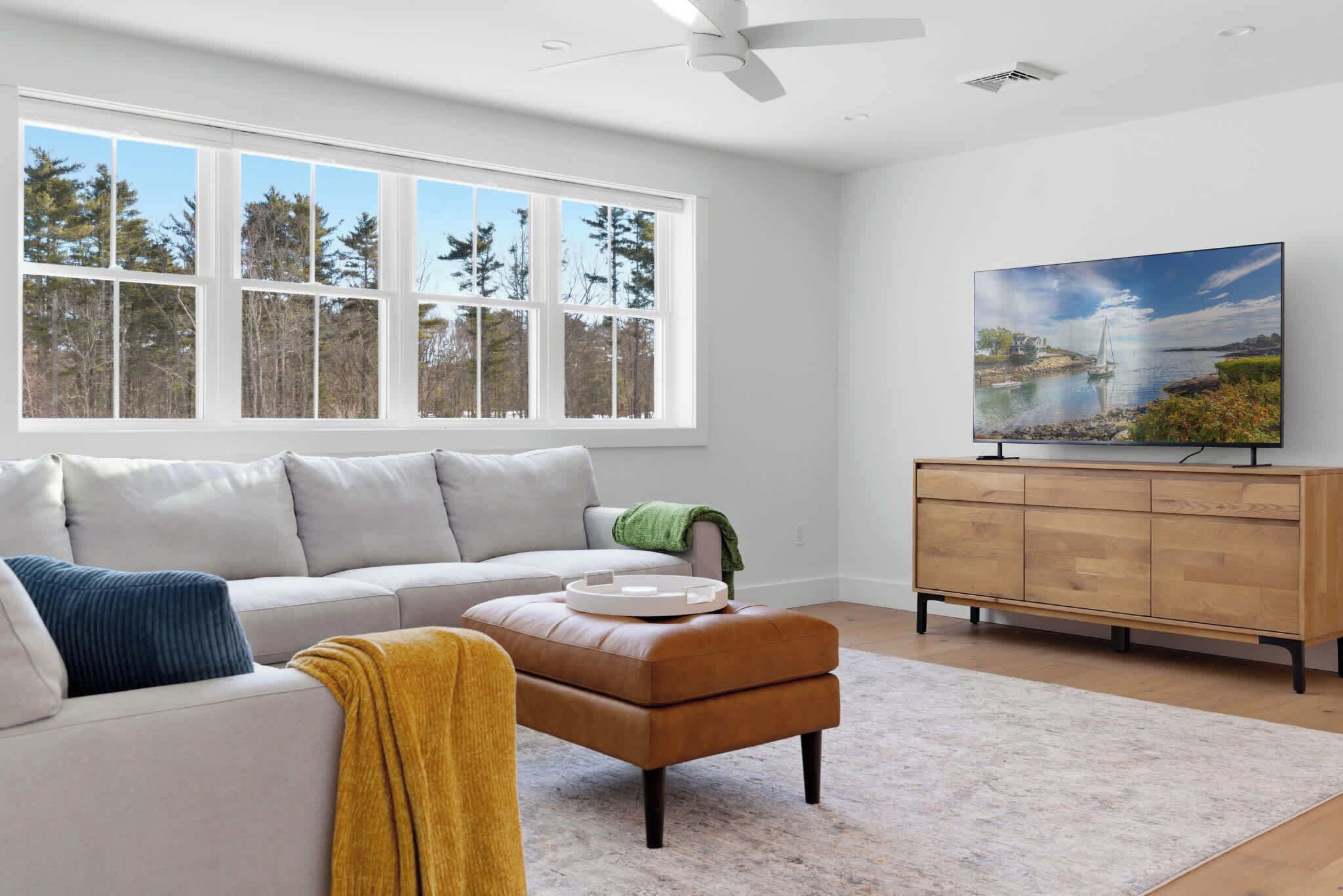 บ้านพัก, หลายเตียง, ลานระเบียง, วิวสวน (Van Duyne North) | บริเวณนั่งเล่น