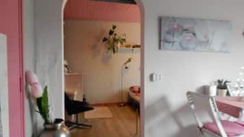 Familiekamer, uitzicht op tuin | Interieur