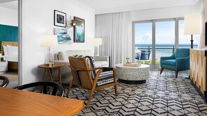 Living area - Marriott's Oceana Palms-2BR/2BA Unit Luxury Resort-Singer Island, Florida (Riviera Beach)