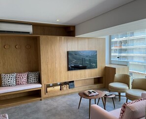 Living area - Best View in SP - 62 m2 Apartment - 10 min from Butantã Metro Station (Yellow Line) (São Paulo)