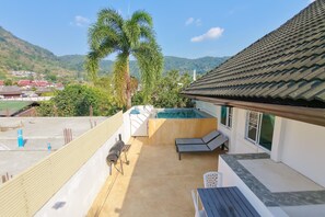Terrace/patio - Jungle Apartment with pool, BBQ near Kamala beach (Tambon Kammala)