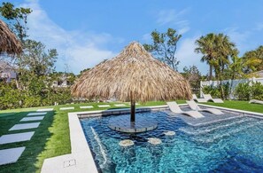 Una piscina riscaldata