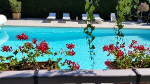 Outdoor pool - Charming family house 6 pers XL pool Saubion near Hossegor & Seignosse  (saubion)