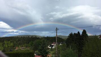 Blick von der Unterkunft