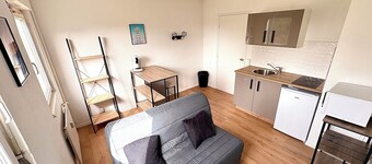 Bright Studio with a View in the Heart of Nantes