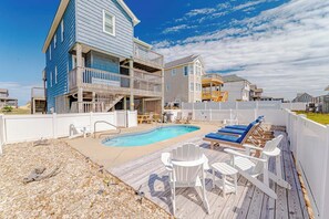 Pool - JL #824 - Semi-Oceanfront - Private Swimming Pool (Nags Head)