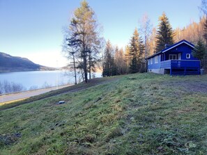 Property grounds - Small Blue House - Overview Losna (Innlandet)