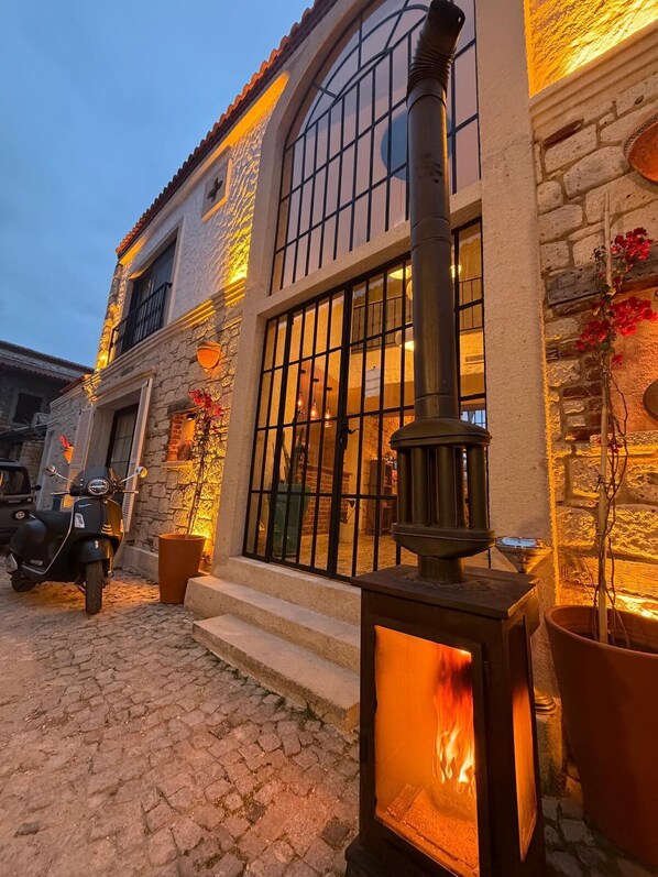 Façade de l’hébergement