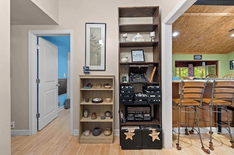 Games room. Lakefront 3-Bed Home on Old Hickory Lake