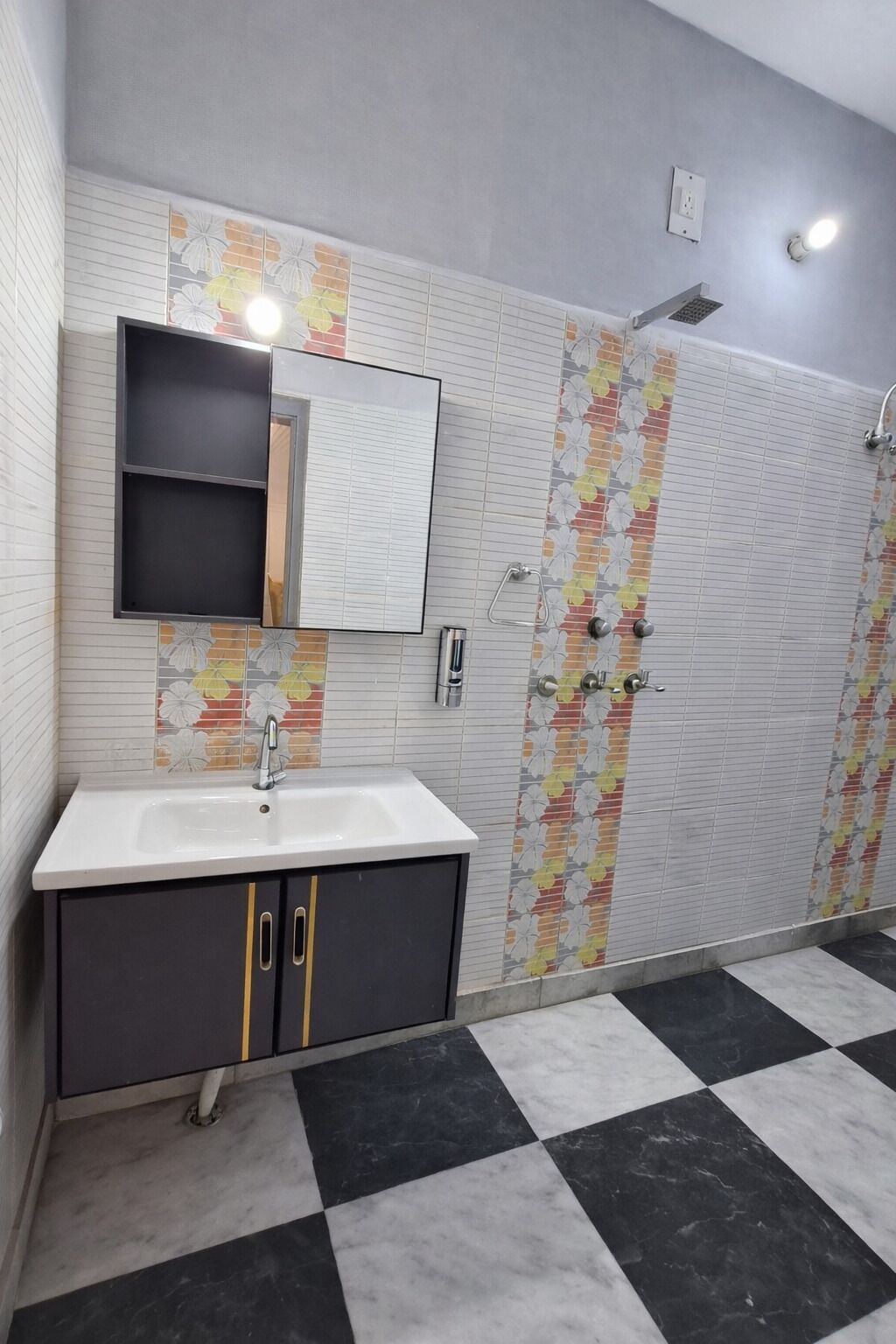 Ducha, secador de pelo, bidé y toallas