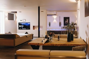 Deluxe villa, terras | Dineren