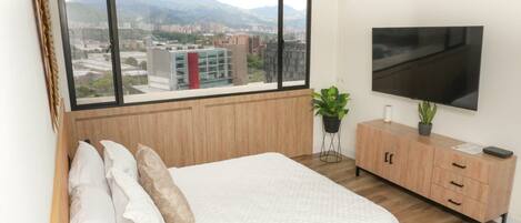 1 Schlafzimmer, BĂŒgeleisen/BĂŒgelbrett, WLAN, BettwĂ€sche