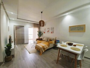 apartman, 1 hálószobával, dohányzó, erkély | Belső rész