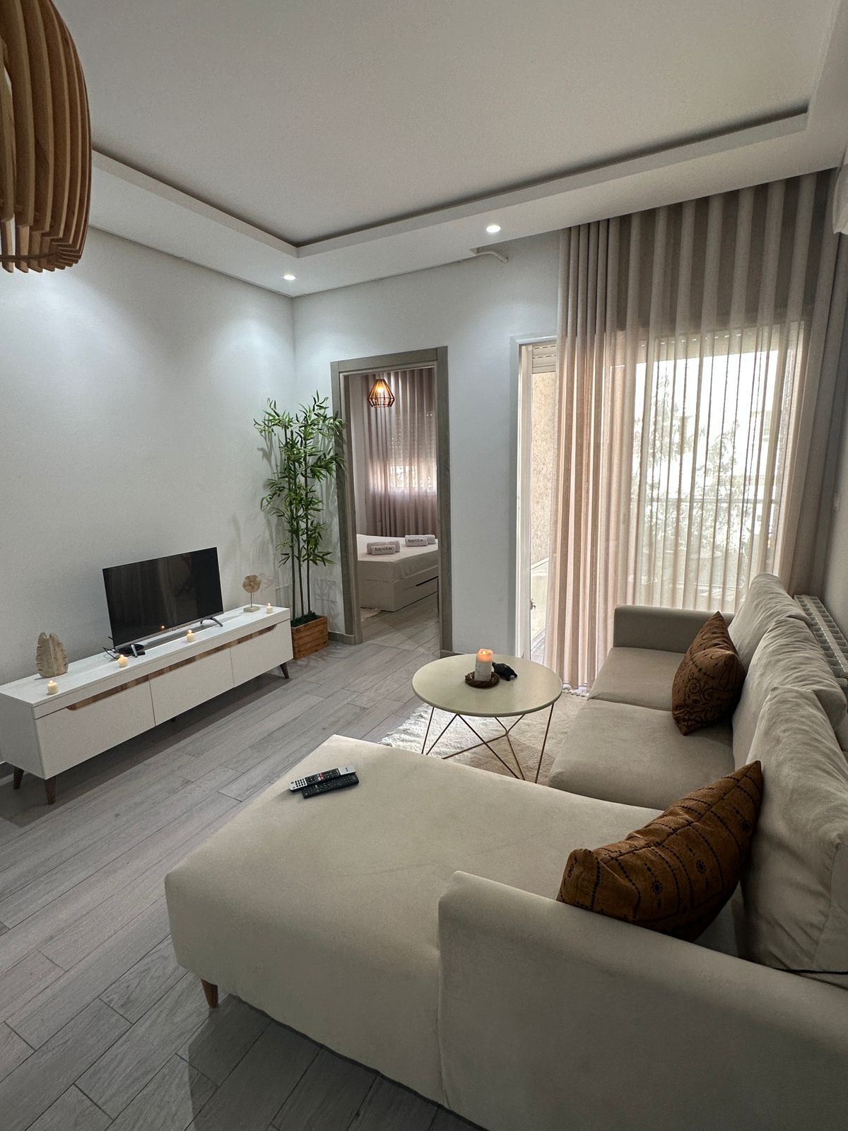 Apartment, 1 Bedroom, Smoking, Balcony | Living area