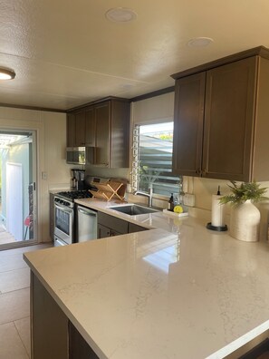 Private kitchen - Walk to the beach! Beautiful 3-bedroom home in Poipu (Koloa)