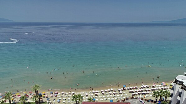 Classic-Doppelzimmer, Meerblick | Strand