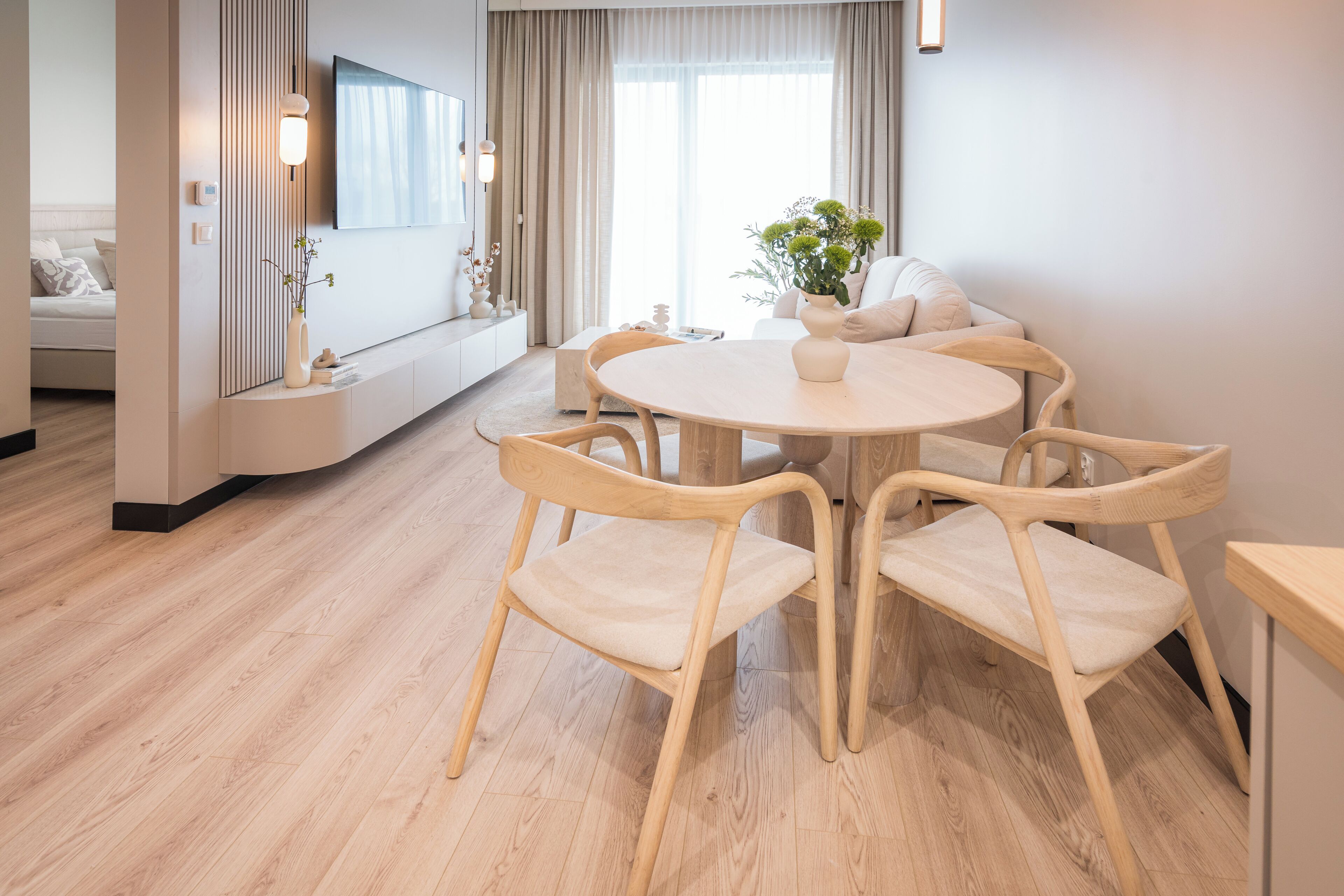 Căn hộ Deluxe, 1 phòng ngủ, quang cảnh hồ | Khu ăn uống