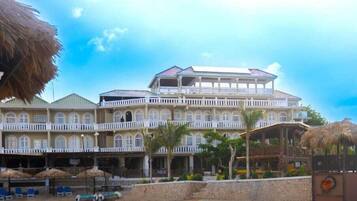 Overnatningsstedets facade