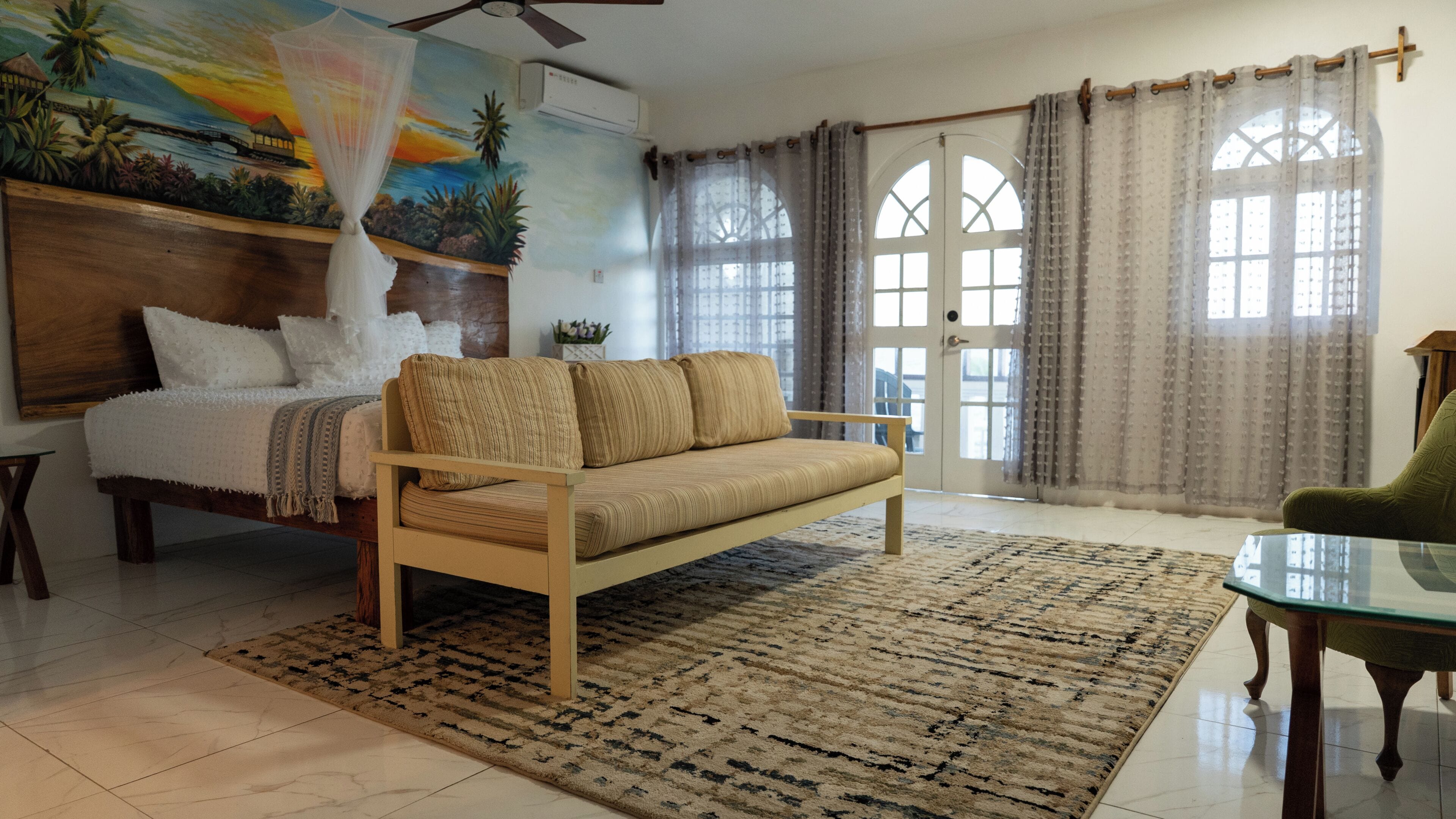 Luksusrom, 1 kingsize-seng, havutsikt