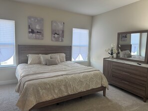4 bedrooms, in-room safe, iron/ironing board, free WiFi