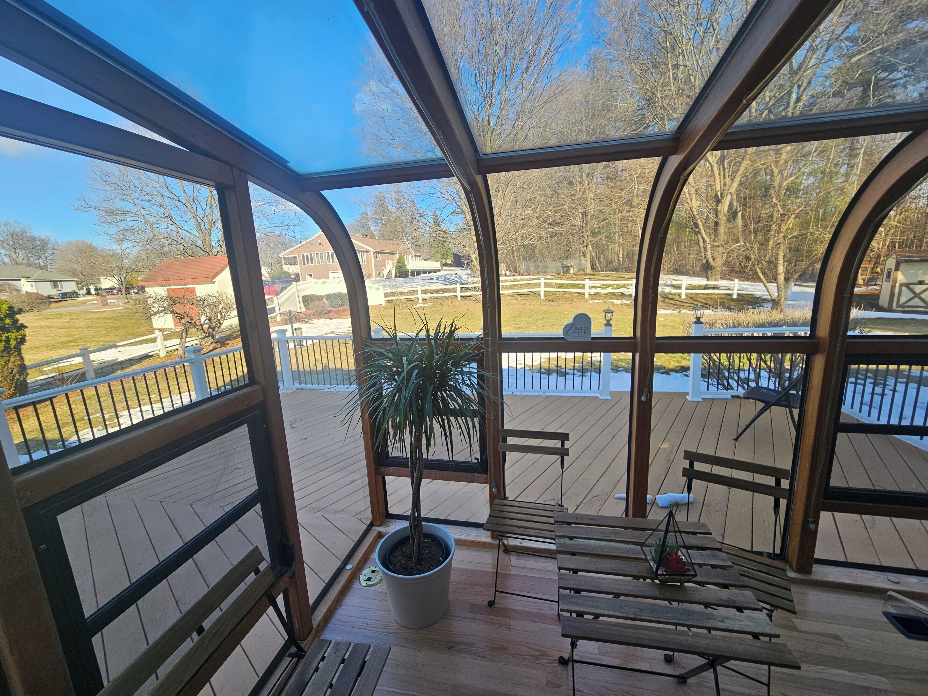 Enceinte de l’hébergement