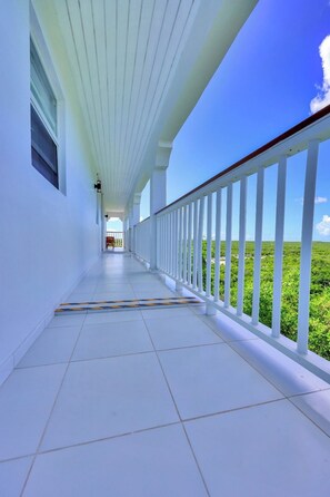 Terrace/patio - Ocean view Hillside Apartment #10 (Providenciales)