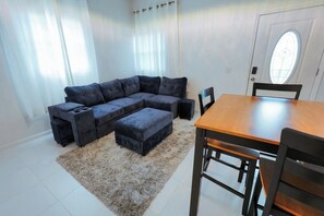 Living area - Ocean view Hillside Apartment #10 (Providenciales)