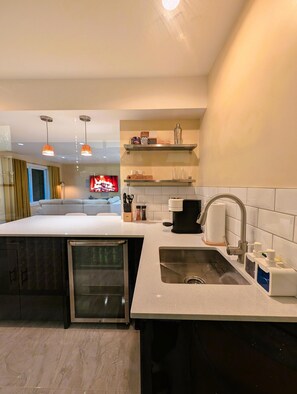 Interior - Cozy and modern guest suite with private patio. (Maple Ridge)