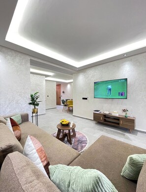 Living area - Spacious and elegant apartment in Gueliz, all on foot (Marrakech)