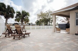 Terrace/patio - Waterfront Canal Retreat w/ Private Entrance (Port St. Lucie)