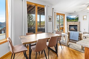 Dining - Near RMNP|Hot Tub, Fireplace, Scenic Condo (Estes Park)