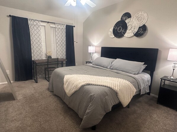 Room - Family Retreat / 3BR Home w/ Yard & Comfort (Spring)