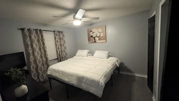 2 quartos, ferros/tábuas de passar roupa, Wi-Fi, roupa de cama