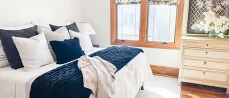 Desk, iron/ironing board, travel cot, free WiFi