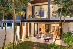 Terrace/patio - Alina: Stunning Ocean Views & Pool in Tankah (Tulum)