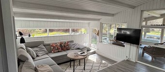 Bright summer house only 300 m from the water