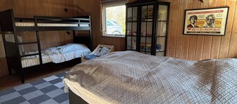 Bright summer house only 300 m from the water