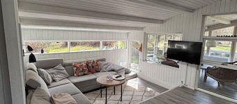Bright summer house only 300 m from the water