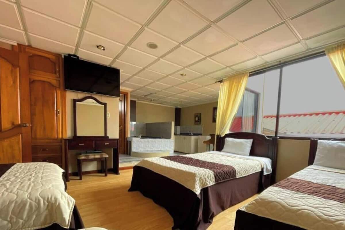 Deluxe Süit, Birden Çok Yatak, Balkon, Şehir Manzaralı | Ütü/ütü masası, ücretsiz kablosuz İnternet