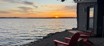 Big Birch Lake Cabin & Shoreline Bunkhouse - Dock, Sunset Views, Family Friendly