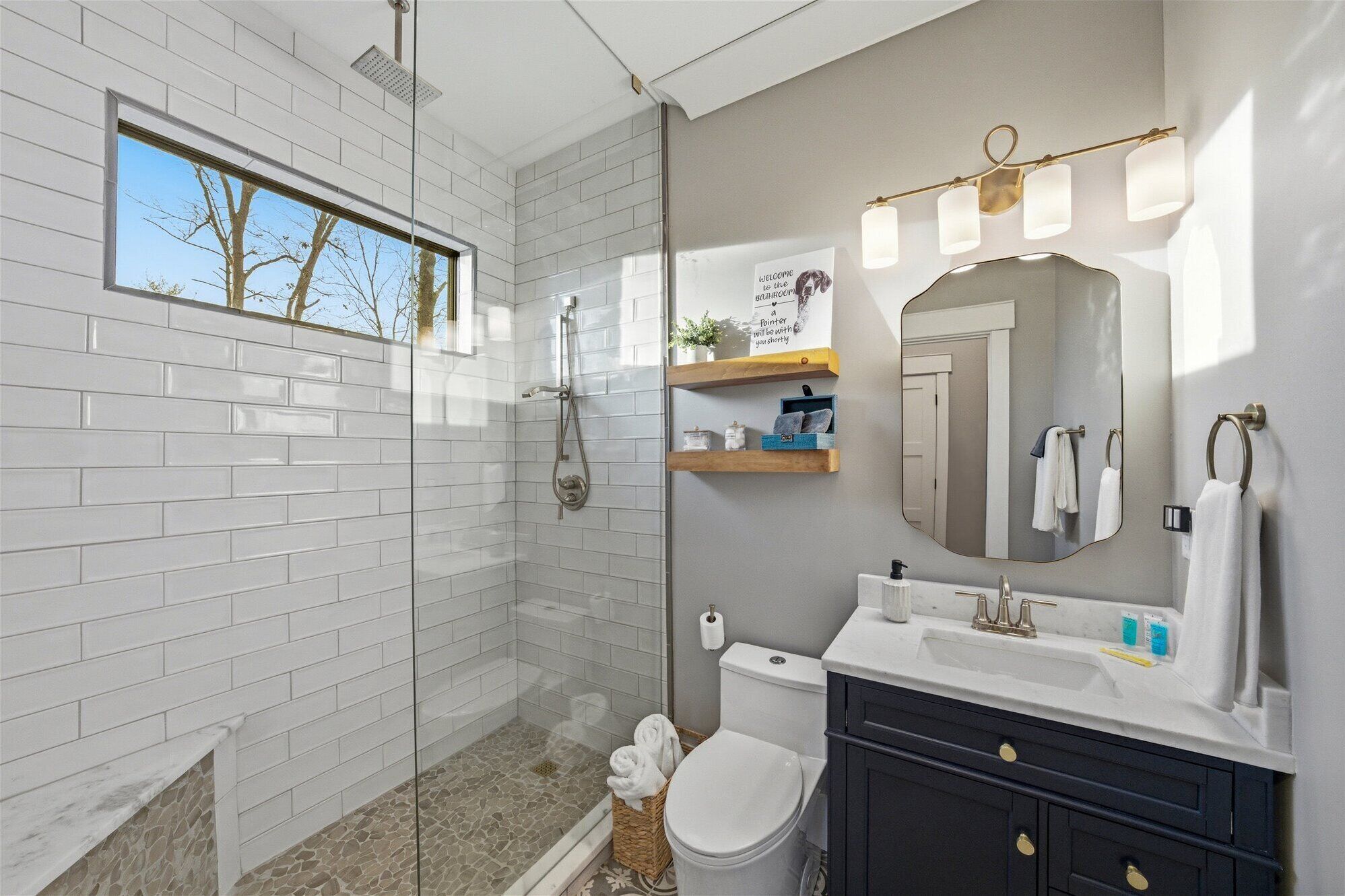 Towels, soap, toilet paper