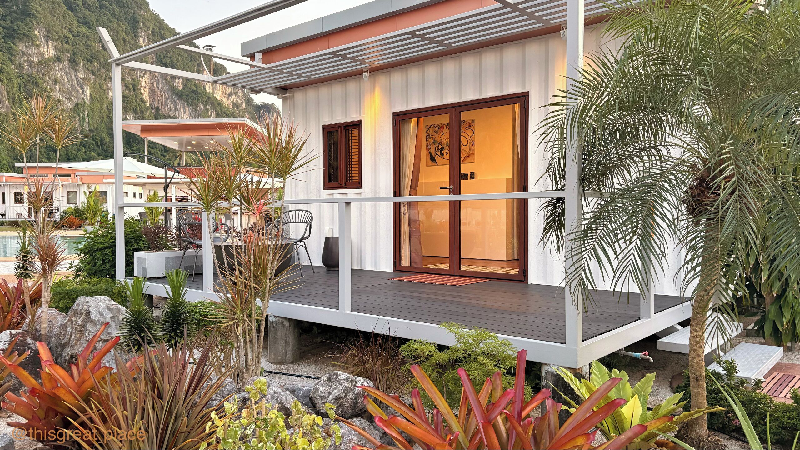 Småhus – deluxe, sjøutsikt | Terrasse/patio