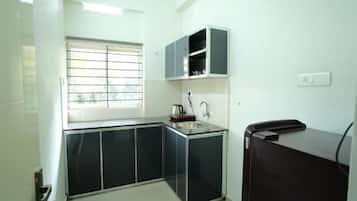 Apartemen, 2 kamar tidur, AC | Dapur pribadi