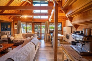 TV, fireplace - The Dunes Hideaway - Pet Friendly & Direct Beach Access! (Glamorgan-Spring Bay)