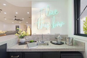 Interior - Splashpad & Patio Bar | Pool • Spa  | Near Marina (Lake Havasu City)