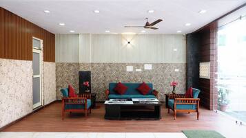 Sitteområde i lobbyen