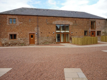 Exterior. A welcoming base near tucked, with parking, for easy days exploring the area.