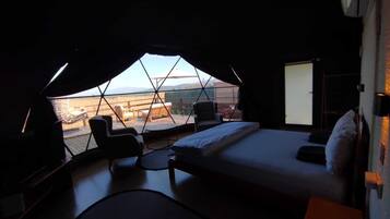 Klassieke tent | Uitzicht vanuit de kamer